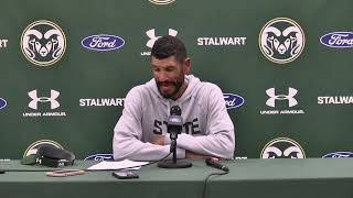 Colorado State Football Jay Norvell PostGame Colorado 2024 [upl. by Laverna]