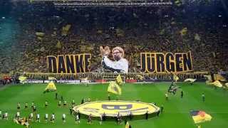 BVB Borussia Dortmund  Werder Bremen 23052015 Choreo Westfalenstadion Jürgen Klopp Abschied [upl. by Sivrahc]