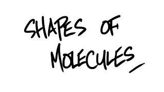 AQA ALevel Chemistry  Shapes of Molecules [upl. by Roberta892]