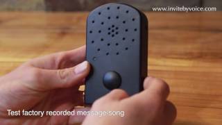 Rerecordable Sound Box  200 seconds  Record thru Audio Port [upl. by Lari]