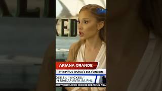 Ariana Grandes Shocking Tribute to Filipino Singers [upl. by Pavior99]