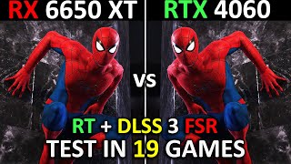 RX 6650 XT vs RTX 4060  Test in 19 Games at 1080p  Which One is Better 🤔  2024 [upl. by Gulick553]