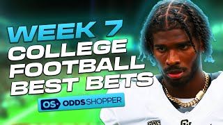 College Football Picks Week 7 Saturday 1012  CFB Bets amp Predictions [upl. by Marchall]