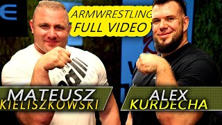 Alex Kurdecha teaches Mateusz Kieliszkowski armwrestling [upl. by Yrrag]