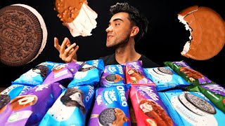 ASMR MILKA amp OREO ICE CREAM MUKBANG  ASMR CHOCOLATE ICE CREAM 리얼사운드 먹방 [upl. by Thurstan]