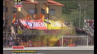 La festa del Sersale per la promozione in Serie D RTC TELECALABRIA [upl. by Rouvin]