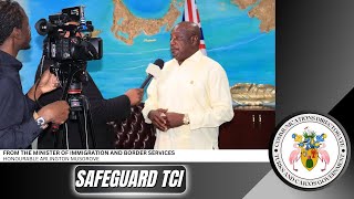 TCI Border Security update  from the Minister of Immigration Hon Arlington Musgrove [upl. by Anah]