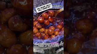 The Easiest Crockpot BBQ Meatballs Ever [upl. by Ym946]