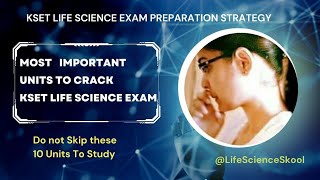 KSET life science Important TopicsKSETamp NET Important TopicslStrategies to Crack KSET life science [upl. by Dielle]