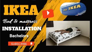 IKEA bed and mattress installation 🛌🔥 Mahesh Koneti  ikea [upl. by Iloj]