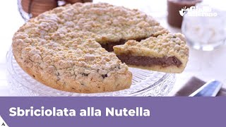 SBRICIOLATA ALLA NUTELLA Ricetta semplice [upl. by Burtis]