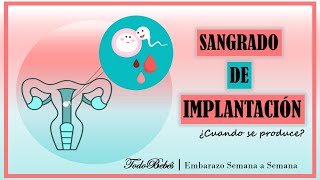 🤔¿Como saber si es Sangrado🩸 de Implantación o Menstruación 👉DIFERENCIAS SÍNTOMAS Y MAS [upl. by Jeth]