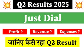 Just Dial Q2 Results 2025  Just Dial Share News  Stock Market News [upl. by Berg393]