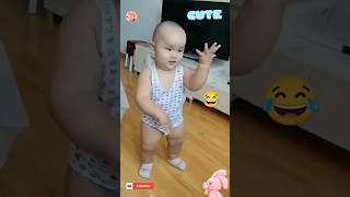 dum dum dum dika dika 😂  cute babydance [upl. by Trever685]