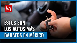 Si buscas adquirir un auto estos son los más baratos en México en 2024 [upl. by Novick]