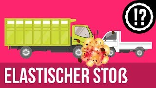 Elastischer Stoß einfach erklärt [upl. by Kjersti]