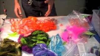 Hareline twotone rabbit hides  fly tying materials demo [upl. by Clayberg807]