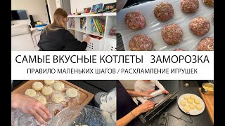 МОТИВАЦИЯ НА РАСХЛАМЛЕНИЕ 🪄САМЫЕ ВКУСНЫЕ КОТЛЕТЫ 😋 ЗАМОРОЗКА❄️ [upl. by Reivax160]