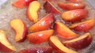 Peach Tartlet Recipe  Mini Peach Tarts [upl. by Adlaremse]