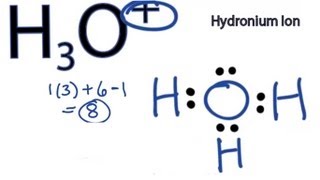 A stepbystep explanation of how to draw the H3O Lewis Structure [upl. by Sheley]