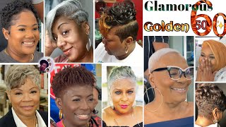 70 Glamorous Short Natural Hairstyles For Black Women Over 50 To Try This SeasonMUH [upl. by Stevana]