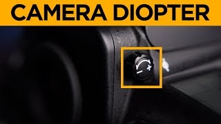 Camera Diopter Adjustment  How to get a sharp viewfinder [upl. by Yeorgi]