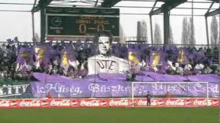 Újpest Budapest  Górnik Zabrze  hymn Polski i Węgier [upl. by Inad]