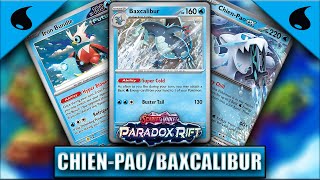 ChienPao ex Baxcalibur is even BETTER with this NEW card in the Pokemon TCG [upl. by Bink]