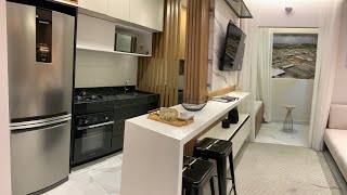 Apartamento MRV c Varanda Gourmet  O decorado mais lindo que já vi 😍 MRV VarandaGourmet [upl. by Nnyleuqaj]