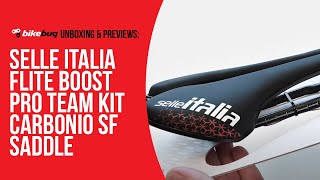 Selle Italia Flite Boost Pro Team Kit Carbonio SF Saddle  Bikebug [upl. by Junette]