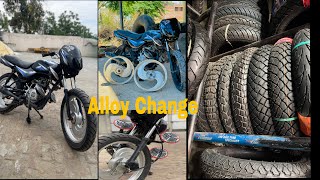 Finally Buy New Tyres for CT100 ❤️‍🔥❤️‍🔥and Install S alloy wheels new look 🔥🚀 part 1 [upl. by Eindys385]