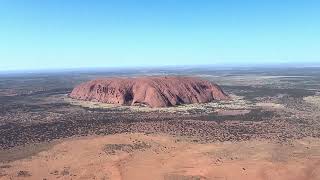 Uluru amazing views from the chopper [upl. by Elleina]