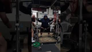 Insane 300kg squat for 84 from New Zealand Merrylynn Etelei squat workout powerlifting gym [upl. by Lanuk]