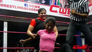 CWE  DAYADEEP KAUR VS SURMEET KAUR  cwe thegreatkhali prowrestling youtubeindia [upl. by Wilek377]