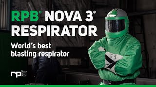 Nova 3  Worlds Most Comfortable Blasting Respirator  RPB Safety [upl. by Nyleek710]