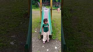 Benisha play sliding ❤️💕🦋💞👑 subscribe funny comedy siliguri reels cute babygirl [upl. by Mark]