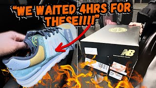 quotBAGGEDquot STONE ISLAND x NEW BALANCE 574 LEGACY RELEASE in SOHO LONDON  VLOG [upl. by Zeus]