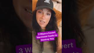 3 Ways a Covert Narcissist Seeks to Destroy You  covertnarcissist [upl. by Nathaniel]