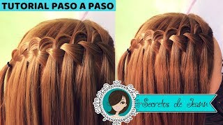 💙COMO HACER TRENZA CASCADA PASO A PASO💙 Secretos de Jeann [upl. by Athal]