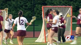 East Greenwich tops La Salle in Div I girls lacrosse [upl. by Garbe399]