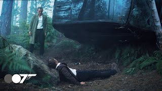 Logan Ashs Death  Forest Fight Scene  James Bond No Time to Die 2021 Movie Clip [upl. by Einaej114]