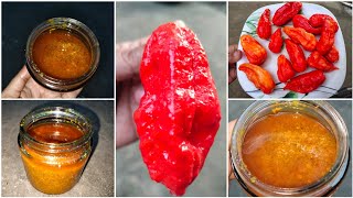 ভোট জলকীয়া আচাৰ ।। bhut jolokia asar recipe in assamese  Ghost chilli pickle  king chilli achar [upl. by Strephonn]