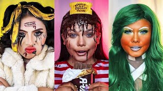 Golden Ticket Winners After Visiting The Chocolate Factory Willy Wonka TikTok Makeup [upl. by Salangi]