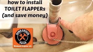 How to Replace a Toilet Flapper Valve [upl. by Bonnee157]