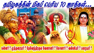 Tamilnadu Top 10 Caste listதமிழகத்தின் மிக பெரிய சாதிகள்  Tamil History Media [upl. by Reltuc]