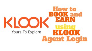 How to book using Klook Agent Account  Klook Agent Account Tour [upl. by Ahsiemat85]