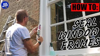 How To Seal Window Frames using Geocel Window Sealant [upl. by Odelet482]