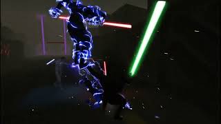 Star Wars Movie Duels Update 6 Luke and Leia versus Maul and Savage [upl. by Cesare]