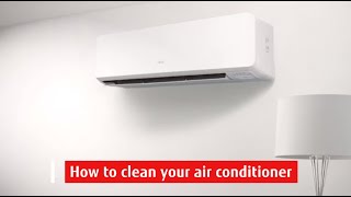 How To Clean Your Wall Mounted Split System Air Conditioner  Fujitsu General Australia [upl. by Hubie]