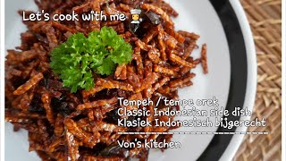 How to cook Tempeh in the classic wayIndonesian side dish  Tempeh  Tempe orek  VK37 tempeh [upl. by Shiau399]